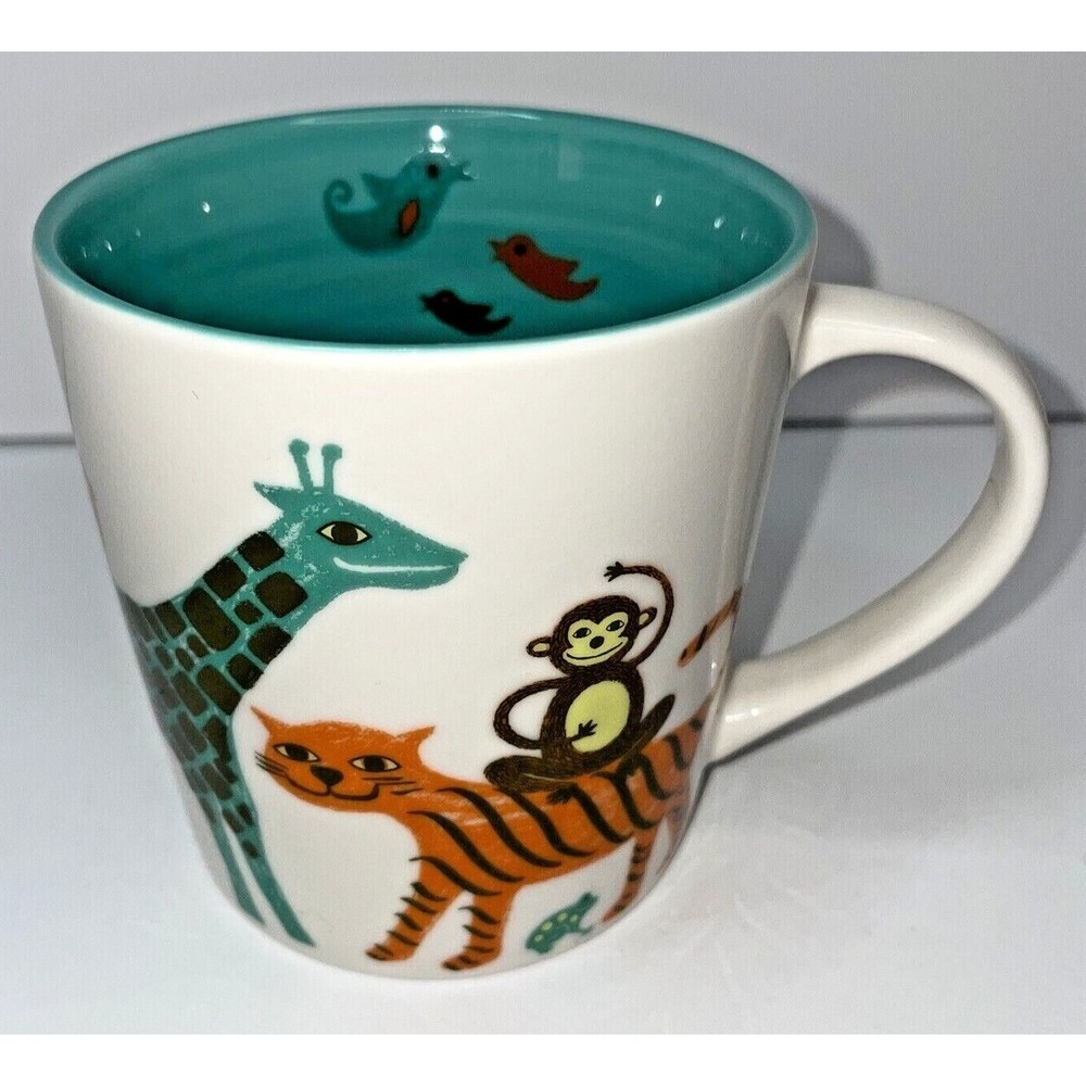 Starbucks Wild Animals Zoo Coffee Mug Cup Child Kids‎ 2008